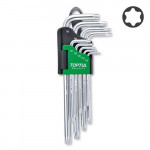 Набор Г-обр. ключей TORX T10-T50 9ед. длинных