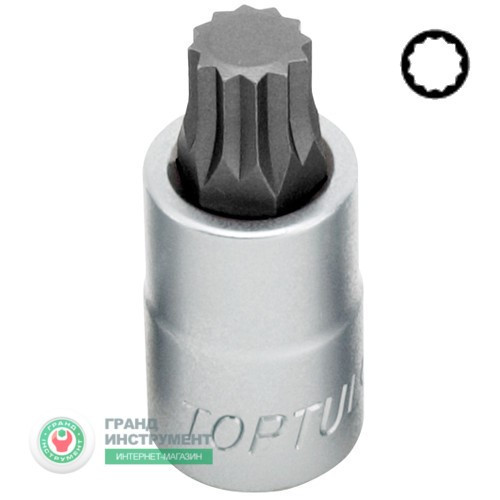Головка с насадкой SPLINE M6 L55мм 1/2 ;