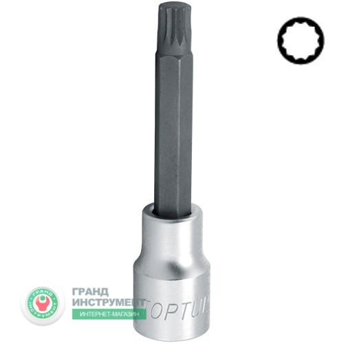 Головка с насадкой SPLINE M10 L100мм 1/2 ;