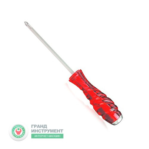 Отвертка крестовая PH2x125мм ударная SUPER GRIP