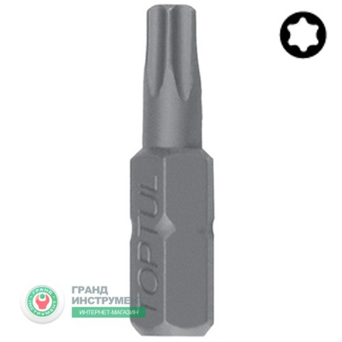 Насадка 1/4 ; 25мм TORX T30