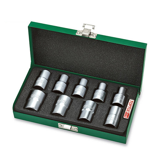 Набор головок TORX 1/2 ; E10-E24 9ед. (звезда Давида)