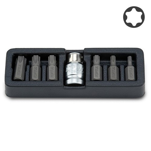Набор бит 10мм TORX T25-T55 7ед.
