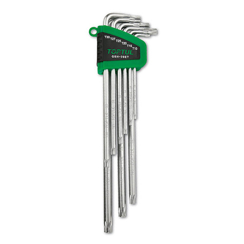 Набор Г-обр. ключей TORX T10-T50 9ед. супердлинных с отверстием