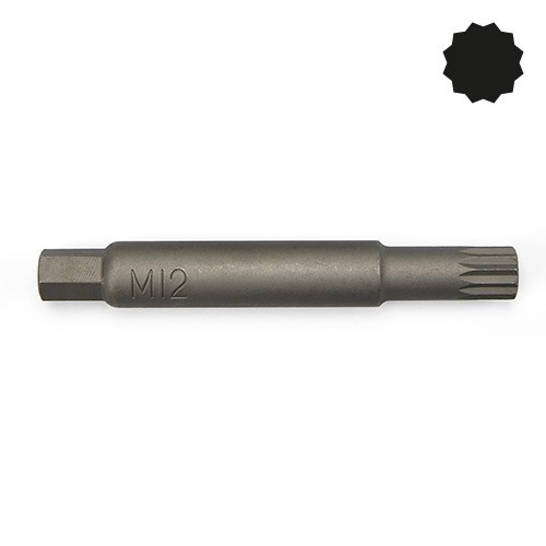 Насадка для разборки стоек L100мм SPLINE M12