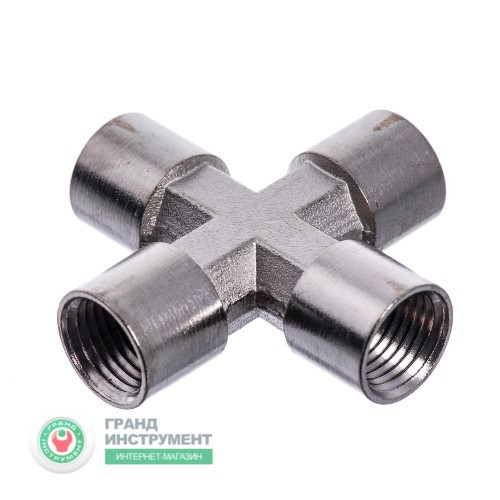 Крестовое соединение с внутренней резьбой 1/4”